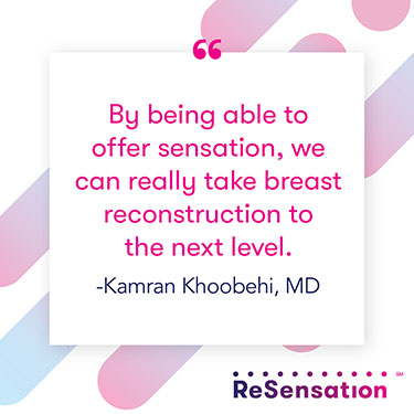 ReSensation quote form Kamran Khoobehi MD