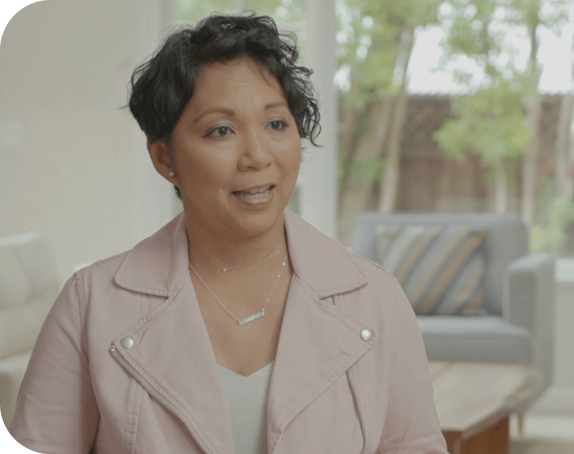 Christine, a breast cancer survivor who underwent the Resensation technique